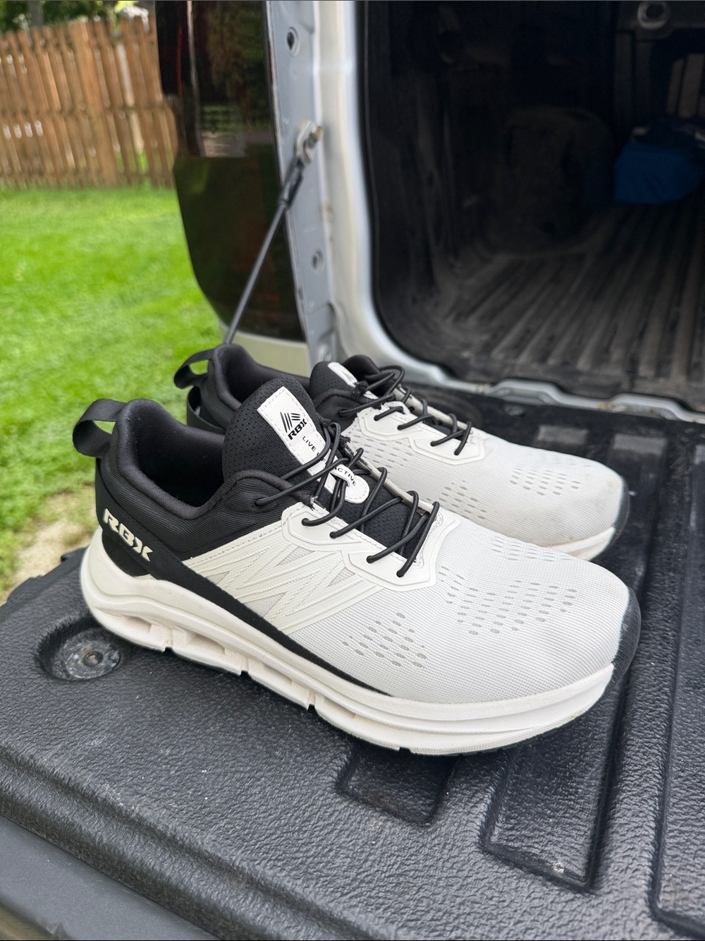 RBX women’s White and Black Athletic Sneakers